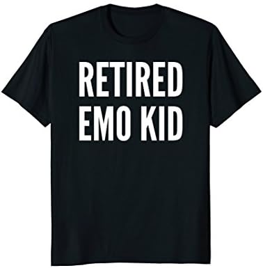 Retired Emo Kid Funny T-shirt - Emo Tshirt, Emo Phase