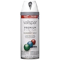 Valspar 410-85000 SP Multi-Surface Enamel Spray Paint, 12 Oz Aerosol Can, White