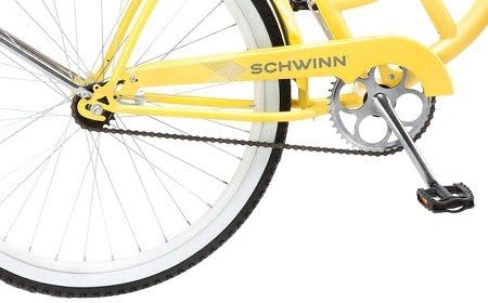 schwinn legacy beach cruiser yellow
