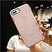 KERZZIL Compatible with iPhone 8 Plus/7 Plus Case, Clear TPU Case Cover Drop Protection Designed with Four Corner Shock Absorption - Pink