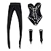 1/6 Scale Corset Bustier Teddy Tights for 12 inch Female Hot Toys Phicen Kumik Body