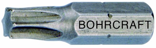 Bohrcraft Screwdriver Bits for Torx Screws 1/4 Inch TX 20 x 25 mm, in Blister Pack, Pack of 1 61401112025