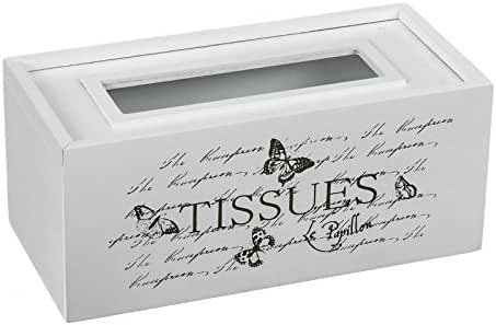 Dcasa - Caja porta pañuelos madera para tissues .: Amazon.es: Hogar