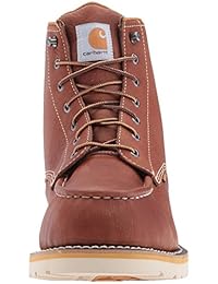 Carhartt CMW6275 - Botas de trabajo para hombre (cuña de acero impermeable, 6.0 in)