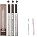 GOMING 3 Pcs Eyebrow Pen, Waterproof Microblading Eyebrow Tattoo Pencil with a Micro Fork Tip Applicator Creates Natural Looking Brows Effortlessly，3 Colors