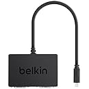 Belkin Mini Display Port to 2x DVI Splitter Dongle (F2CD060), Not Compatible with Surface Pro 3 tablets &amp; Pro 3 docks, MacBook Air 10.8 or Newer Versions