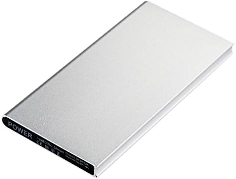 Ultra Slim High Capacity 50000mAh Dual USB Ports Portable External Power Bank Charger for iPhone 6 6s Plus 5s 5se Samsung Galaxy S7 S6 S5 HTC (Silver)