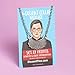 Dissent Pins RBG Dissent Collar Gold Necklace - I Dissent Pendant Necklace - Ruth Bader Ginsburg's Dissent Collar - Necklaces for Women, Silvertone, 16
