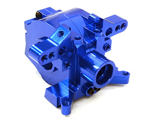 Integy RC Model Hop-ups C26954BLUE Billet Front Center Gearbox Bulkhead for Vaterra Twin Hammers 1.9 Rock Racer