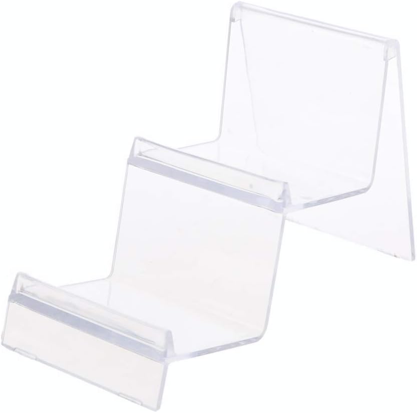 Wuweiwei12 1Pc Clear Acrylic Wallet Display Stand Holder Leather Handbag Purse Jewelry Stand