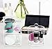 Acrylic Cotton Balls Qtip Holder - clear bathroom decor apothecary canister jar dispenser & organizer with lid for vanity! Container for food candy & swab q tips makeup for easy cosmetic organization!