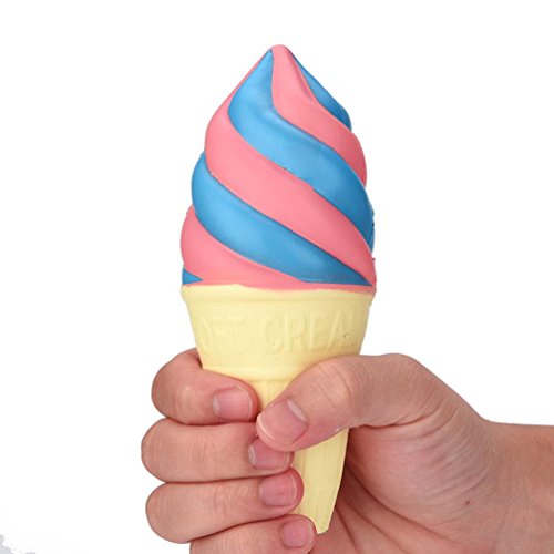 Morecome 16cm Ice Cream Scented Squishy Charm Super Slow Rising Squeeze Kids Toys (C)