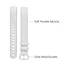 Henoda Compatible with Fitbit Alta/Fitbit Alta HR Bands, Small White Soft Replacement Band Adjustable Sport Strap Compatible for Fitbit Alta/Fitbit Alta HR/Fitbit Ace Fitness Wristbands