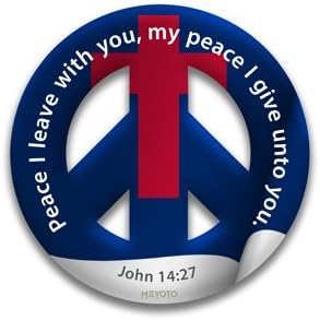 Peace Through Christ MEYOTO Magnet