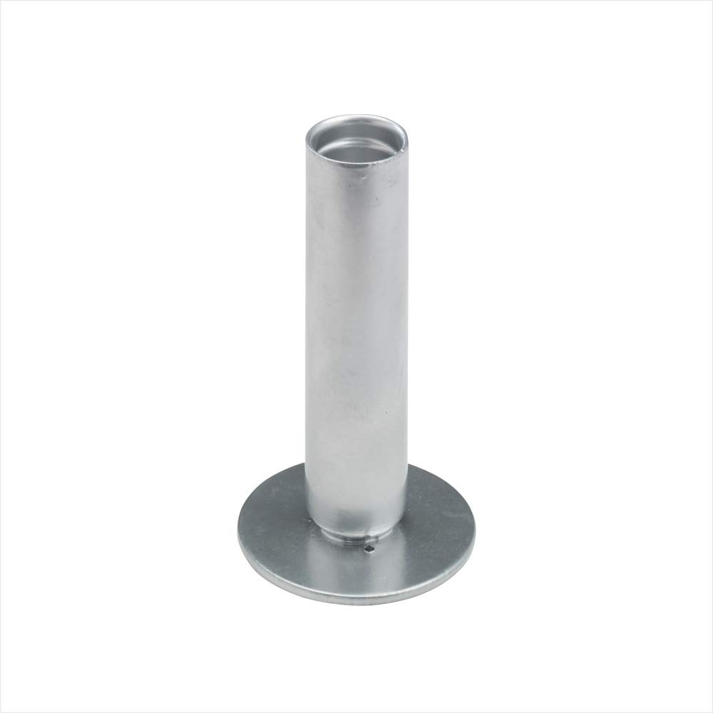 NKlaus 2x Candle Holder 12cm high Candle Holder Chrome - Optics Christening Candle Holder for Table Candles up to Ø 2cm Stick Candles Wedding Decoration 2866