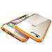 i-Blason Halo Series Case Designed for iPhone 6s Plus, [Scratch Resistant] Clear Fit iPhone 6 Plus Case 5.5 Inch Hybrid Bumper Cover (Clear/Orange)