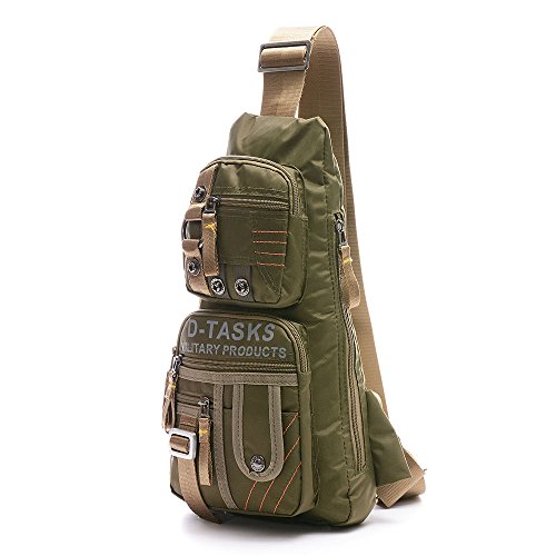 Sling bag,d-tasks outdoor military mini shoulder bag cr…