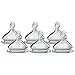 NUK Size 2 Orthodontic Replacement Nipple 6-Pack - Fast Flow (Includes Bonus Baby Haven Reusable Steam Sterilizer Bag)