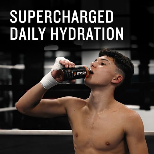 NEW ESSENTIA HYDROBOOST ENHANCED BOTTLED WATER, 15.2 FL. OZ. (450 ML), 12 PACK, LEMON LIME, HYDROLYTE BLEND WITH B-COMPLEX VITAMINS AND ELECTROLYTES, CLEAN TASTE & SUPERCHARGED HYDRATION
