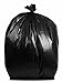 PlasticMill 100 Gallon Garbage Bags: Black, 1.3 Mil, 67x79, 10 Bags.