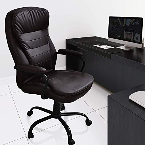 Amolife Big and Tall Office Chair/Heavy Duty Executive Computer Chair