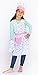 Handstand Kitchen Child's 100% Cotton Bright Pastel Print Apron, Mitt and Chef's Hat Set - Sprinkles