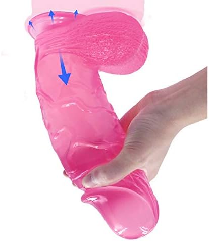 DeemKoo6 Dǐck hēàd 9.8 inches/25cm Double-sided Big Head Portable Couple Huge Tool Super Long Thick Realistic Soft Hands Huge