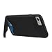 iPhone 7 / iPhone 8 Case, Moonmini Cover for iPhone 7/ iPhone 8 Ultra Slim [Kickstand] Dual Layer Hybrid Shockproof Heavy Duty Full Protection Case Shell with Wallet Card Slot (Black)