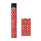 JUUL Skin - 3M Decal Sticker Vinyl Wrap - Red White Supreme x LV