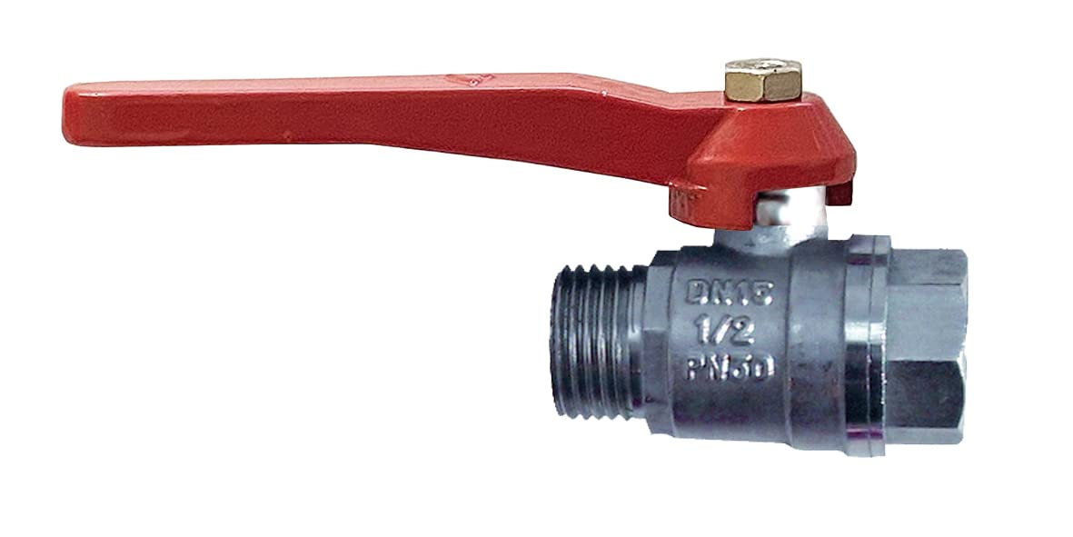 kippen 5130A - Ball Valve M/F - 1/2" with Lever Handle.