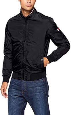tommy hilfiger reversible nylon bomber