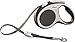 Flexi Vario Retractable Dog Leash (Tape), 16 ft, Small, Anthracite