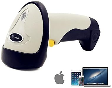 Escan Handheld 1D Laser Barcode Scanner With Bluetooth - For IOS Windows Android