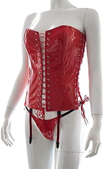 patent leather bustier