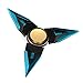 Newest Spinner Fidget Metal, Tri-Spinner Hand Spinner Fidget, Hybird Bearing, New Style Novelty Toy, Kids Adult Focus Desk Toy (Black)