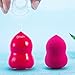4-pack Makeup Sponge Makeup Blender Foundation Sponge Concealer Sponge Applicator Sponges for BB Cream and Liquid Foundation (Red)