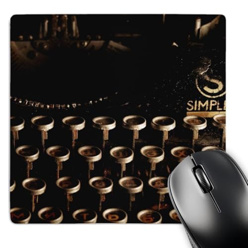 3dRose LLC 8 x 8 x 0.25 Inches Mouse Pad, Simplex Typewriter (mp_151857_1)