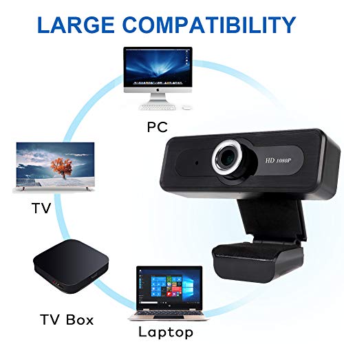 Webcam-with-Microphone-1080P-HD-Computer-Camera-rotatable-Plug-and-Play-USB-Streaming-Media-Laptop-Camera-Webcam-for-Video-Calling-Recording-Conferencing-SkypeYouTubeZoomFacetime