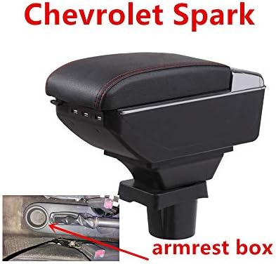 QCFSXWDDX For Chevrolet Spark III armrest box central Store content armrest box with cup holder ashtray Generic model