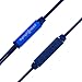 Symphonized Kids Volume Limited Premium Wood in-Ear Noise-isolating Headphones, Earbuds, Earphones with Mic (Bubble Blue)