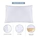 puredown Goose Feather Down Pillows, Embossing Bed Pillows for Sleeping with 2 Outer Protectors, Hotel Standard/Queen Pillows Set of 2 (Pack of 2)