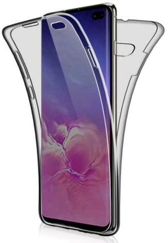 Xelcoy 360 Degree Soft Silicone Full Body Protection Front & Back Slim Hybrid Case Cover Protector for Samsung Galaxy S10e - Black