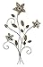 Bellaa Metal Wall Art Flower Tree of Life Wood Scroll Farmhouse Cabin Lodge Rustic Sculpture Indoor Outdoor Home Decorations Living Room Bathroom Dining Room Office (34 x 21 inch)