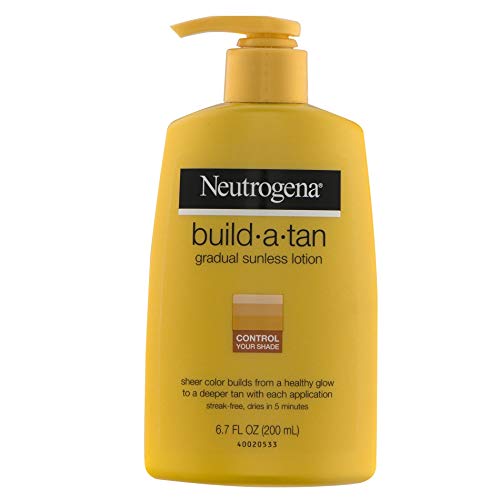 Neutrogena Build-A-Tan Gradual Sunless Tanning, 6.7 Ounce (Pack of 2)