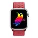 HILIMNY Compatible for Apple Watch Band 38mm, New Nylon Sport Loop, Adjustable Closure Wrist Strap, Replacement Band Compatible for iwatch Series 3 2 1(38mm, red)