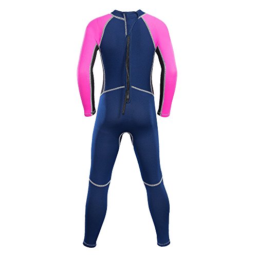 image for NATYFLY Neoprene Wetsuits for Kids Boys Girls Back Zipper One Piece Sw