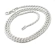 2mm Sterling Silver 24 inch Diamond-Cut Rope Chain Necklace