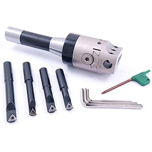 1set R8 Tool holder F1 Boring head 50 75 100 boring bar 12mm 18mm 25mm