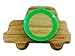 Bamboo Baby Toddler Suction Plate, Stay Put Feeding Dinner Dish (Green)