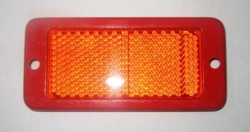 2X Mudguard Reflector Amber Massey Ferguson 100 Series Steel Frame